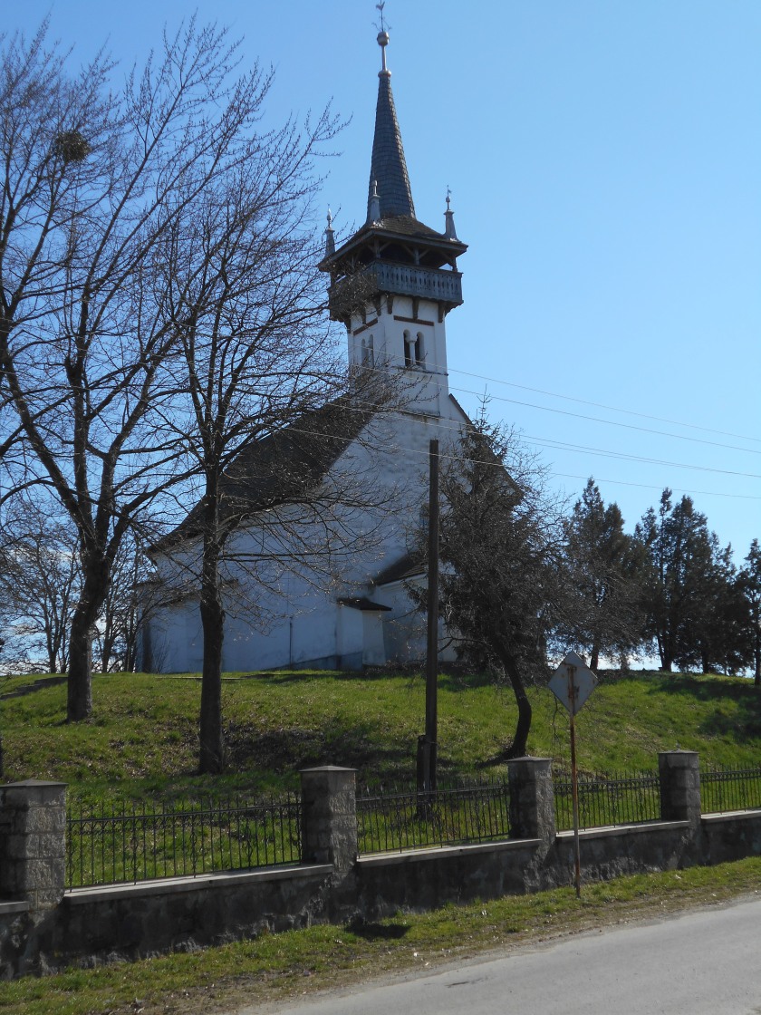 Palágykomoróc,UA,református templom,kerékpártúra