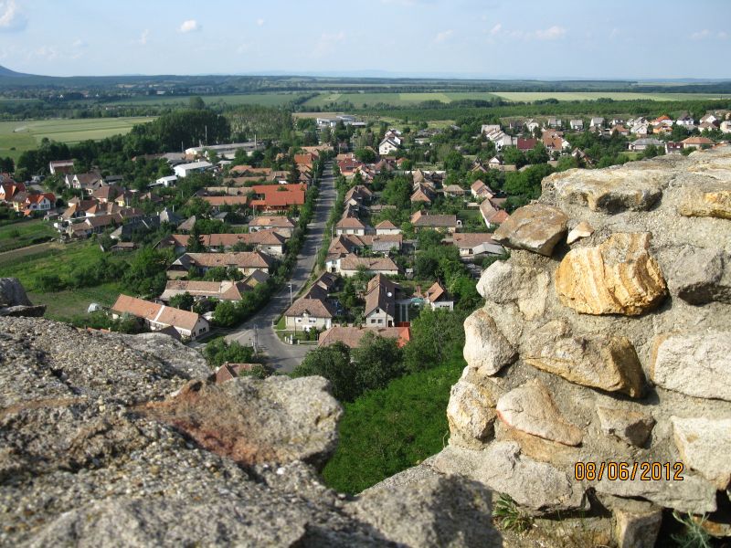 view of Nograd from castle