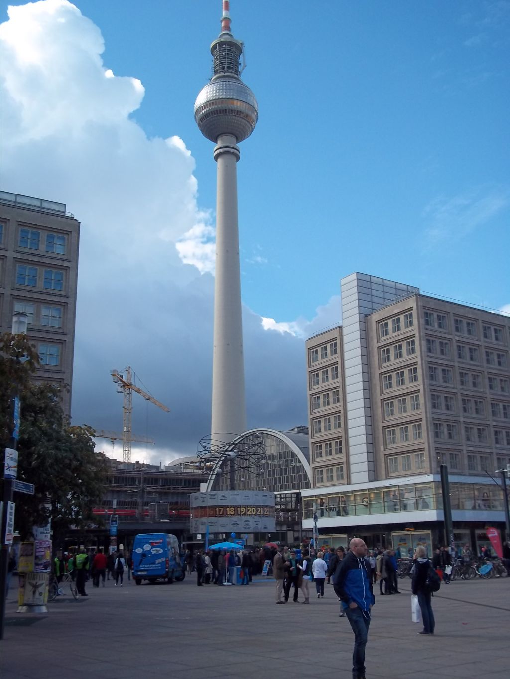 Berlin Alexanderplatz,World Time Clock, tour cycling partner wanted