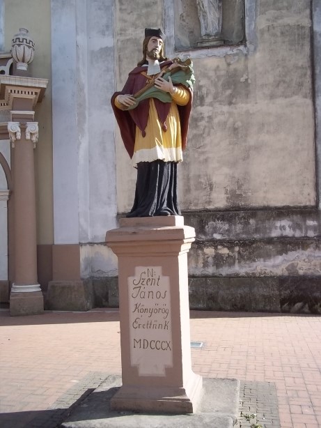 Dunaszekcső Szt. János szobor,túratársat keresek