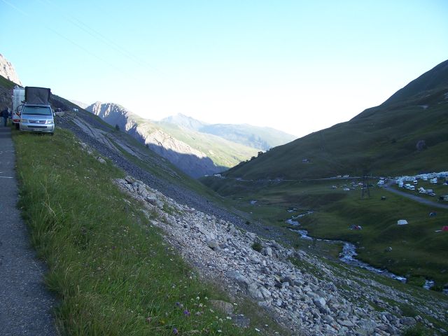 Galibier fel� a meredeken